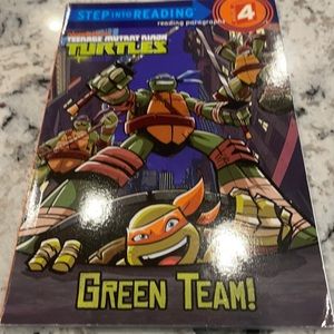 📚4/$5📚 Teenage Mutant Ninja Turtles Green Teqm! level 4 paperback book